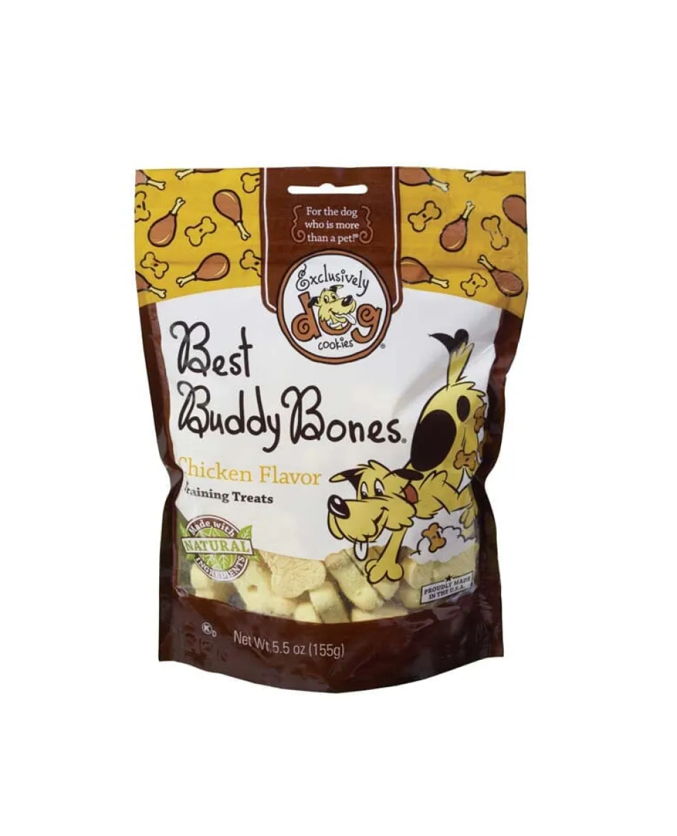 Exclusively Pet Best Buddy Bones Chicken Flavor Dog Treats - Chicken - 5.5 Oz