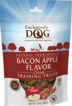 Exclusively Pet Chewy Dog Training Treats - Bacon & Apple - 7 Oz