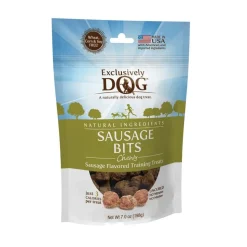 Exclusively Pet Meat Treats Sausage Bits Dog Treat - 7 Oz