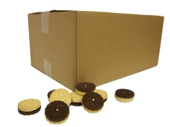Exclusively Pet Sandwich Cremes Dog Cookies - 14 lb