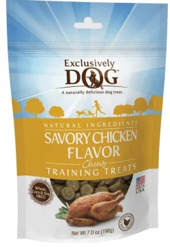 Exclusively Pet Training Treats Savory Chicken Flavor Chicken - 7 Oz