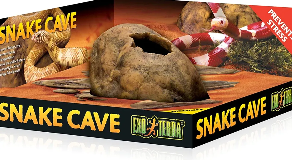 Exo Terra Snake Cave Secure Hiding Cave - Medium