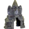 Exotic Environments Angkor Wat Temple Gate Resin Aquatics Decoration - Gray - Medium