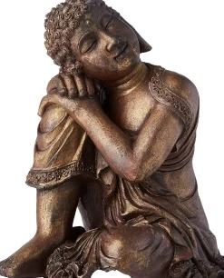 Exotic Environments Resting Buddha Statue Resin Aquatics Decoration - Brown - Medium