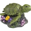 Exotic Environments Sea Turtle Resin Aquatics Decoration - Green - Small