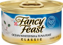 Fancy Feast Classic Ocean Whitefish and Tuna Canned Cat Food