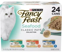 Fancy Feast Classic Seafood Feast Variety Pack Canned Cat Food