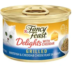 Fancy Feast Delights Whitefish and Cheddar Cheese Canned Cat Food