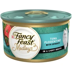 Fancy Feast Elegant Medleys Tuna Florentine Canned Cat Food