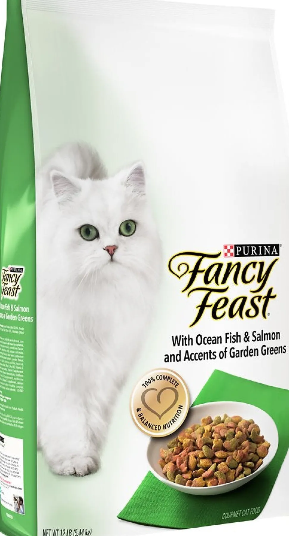 Fancy Feast Gourmet Filet Oceanfish Salmon and Accents of Garden Greens Dry Cat Food