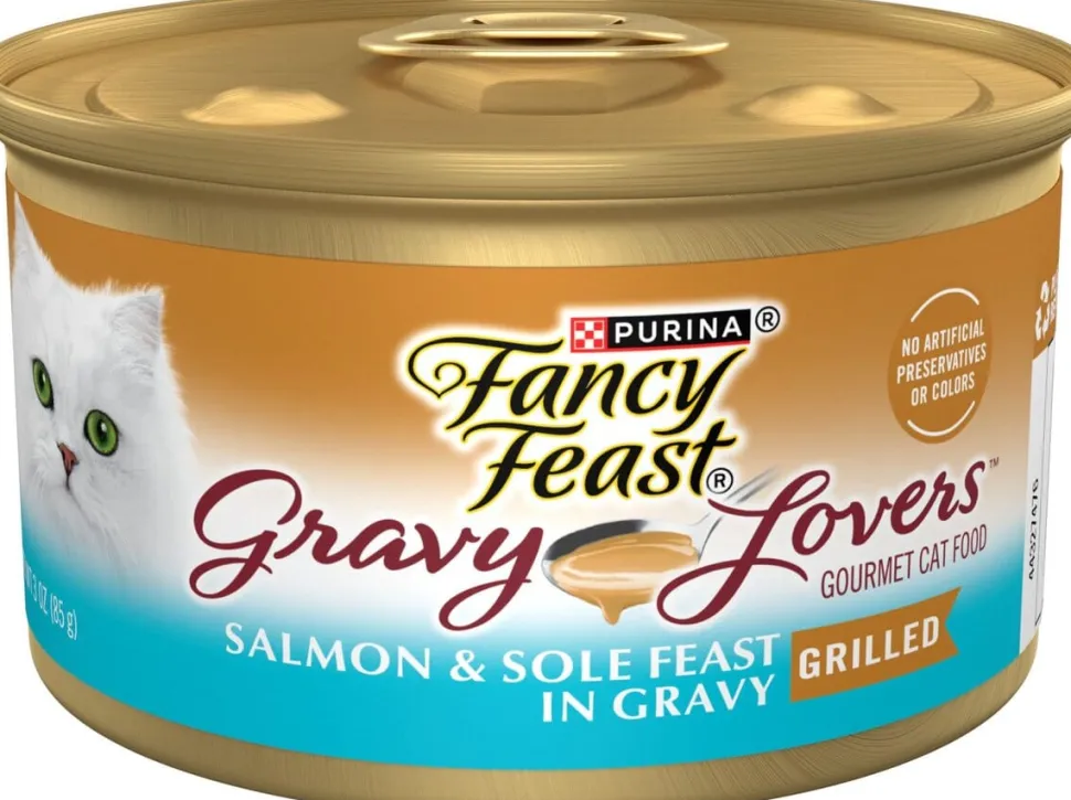Fancy Feast Gravy Lovers Salmon & Sole Feast In Seared Salmon Flavor Gravy Canned Cat Food