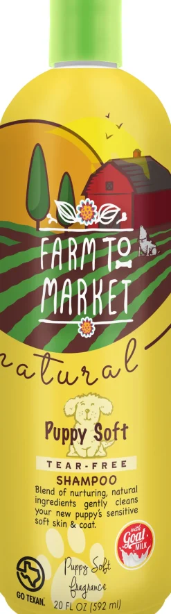 Farm to Market Natural Puppy Soft Tear-Free Shampoo with Goat Milk - 20 Oz