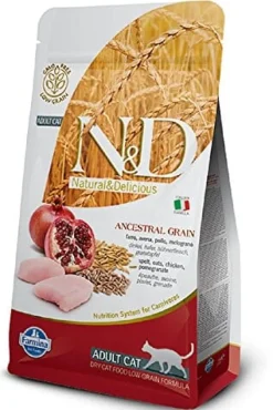 Farmina Ancestral Grain Chicken & Pomegranate Adult Dry Cat Food - 11 lb Bag