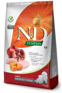 Farmina Grain-Free Pumpkin Chicken & Pomegranate Puppy Medium and Maxi Dry Dog Food - 26.4 lb Bag