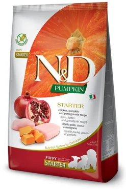 Farmina N&D Grain-Free Pumpkin Chicken & Pomegranate Puppy Starter All-Breed Dry Dog Food - 5.5 lb Bag