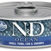 Farmina N&D Ocean Bonito, Cod & Shrimp Canned Cat Food - 2.8 oz - Case of 12