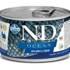 Farmina N&D Ocean Sea Bass & Squid Canned Dog Food - 10 oz - Case of 6