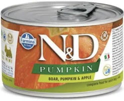 Farmina N&D Pumpkin Boar, Pumpkin & Apple Mini Canned Dog Food - 4.9 oz - Case of 6