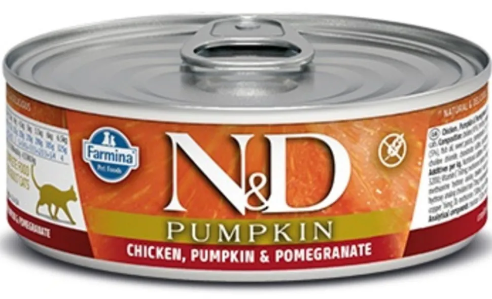 Farmina N&D Pumpkin Chicken, Pumpkin & Pomegranate Canned Cat Food - 2.8 oz - Case of 12
