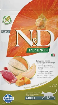 Farmina N&D Pumpkin Duck, Pumpkin & Canteloupe Canned Cat Food - 2.8 oz - Case of 12