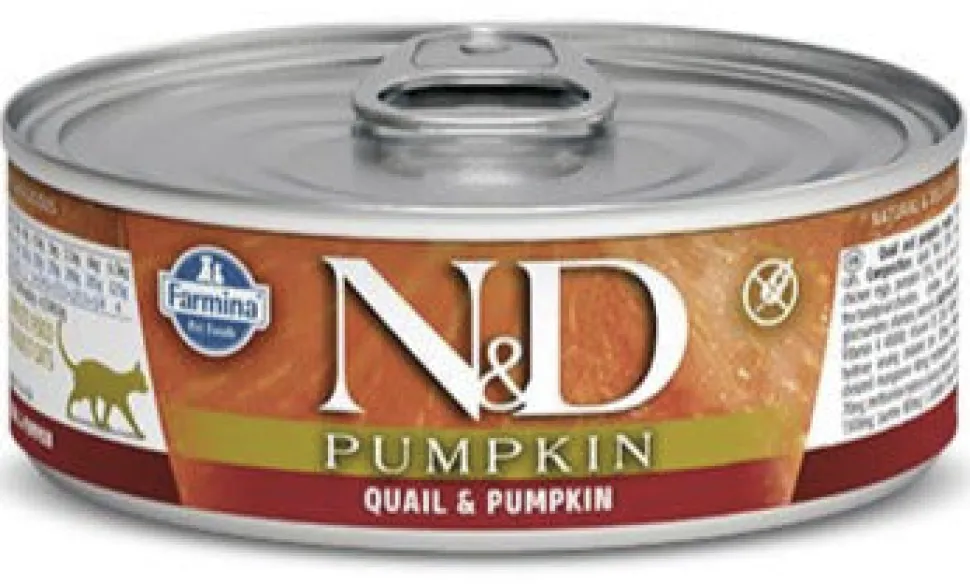 Farmina N&D Pumpkin Quail, Pumpkin & Pomegranate Canned Cat Food - 2.8 oz - Case of 12
