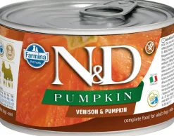 Farmina N&D Pumpkin Venison, Pumpkin & Apple Mini Canned Dog Food - 4.9 oz - Case of 6