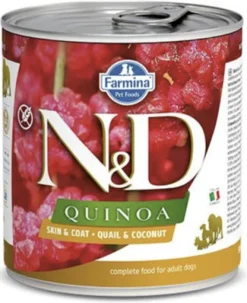 Farmina N&D Quinoa Skin & Coat Quail & Coconut Canned Cat Food - 2.8 oz - Case of 12
