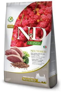 Farmina Quinoa Duck Neutered Mini Dry Dog Food - 15.4 lb Bag