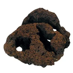 Feller Stone Carved Lava Rock - 3 Hole - Medium - Pack of 6
