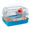 Ferplast Duna Fun Homestyle Multi-Tier Hampster Small Animal Cage - Blue - 22"
