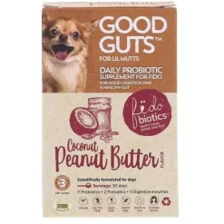 Fidobiotics Human-Grade Good Guts for Lil Mutts Digestive Dog Supplement