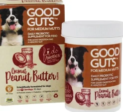Fidobiotics Human-Grade Good Guts for Medium Mutts Digestive Dog Supplement