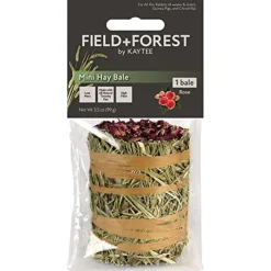Field + Forest Mini Hay Bales Small Animal Hay - Rose - 3.5 Oz