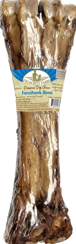 Fieldcrest Farms Foreshank Bones Natural Dog Chews - 12 Pack