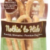 Fieldcrest Farms Nothin' To Hide Holiday Candy Cane Natural Dog Chews - Chicken - Mini - 6 Pack