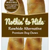 Fieldcrest Farms Nothin' To Hide Rawhide Alternative Rolls Natural Dog Chews - Beef - 5 In - 2 Pack