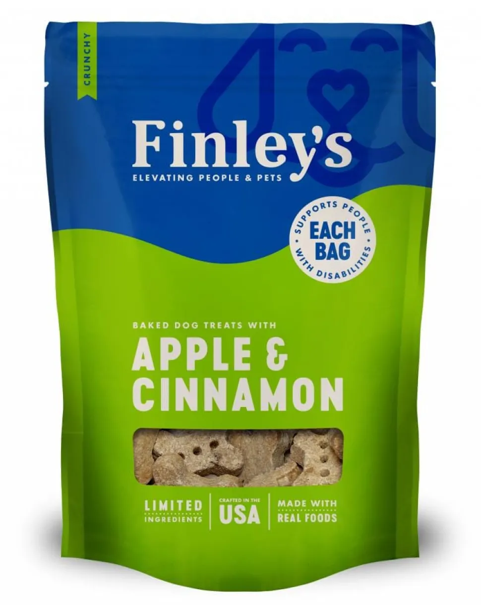 Finley's Apple and Cinnamon Crunchy Dog Biscuits - 12 Oz