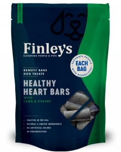 Finley's Happy Heart Bars with Lamb and Green Vegetables Soft Dog Chew Bars - 16 Oz