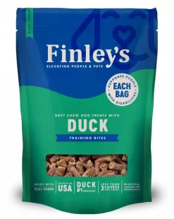 Finley's Trainer Bites Duck Soft Chew Dog Training Treats