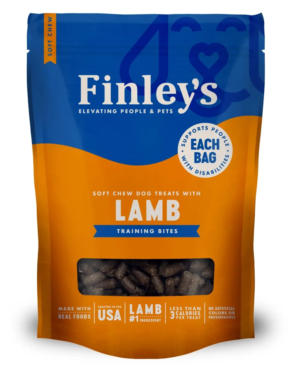 Finley's Trainer Bites Lamb Soft Chew Dog Training Treats - 6 Oz