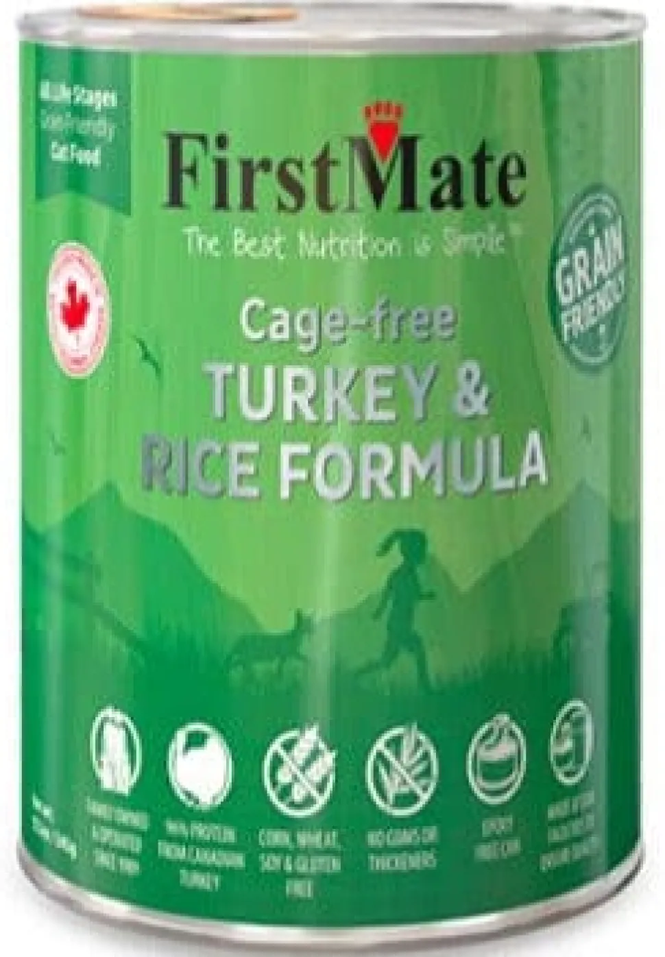 Firstmate Friendly Turkey and Rice Canned Dog Food - 12.2 Oz - Case of 12