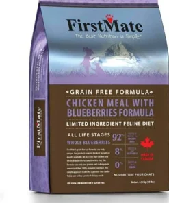 FirstMate Limited Ingredient Diet Grain-Free Chicken Blueberry Dry Cat Food - 3.96 Lbs