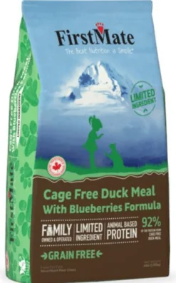 FirstMate Limited Ingredient Diet Grain-Free Duck Blueberry Dry Cat Food - 4 Lbs