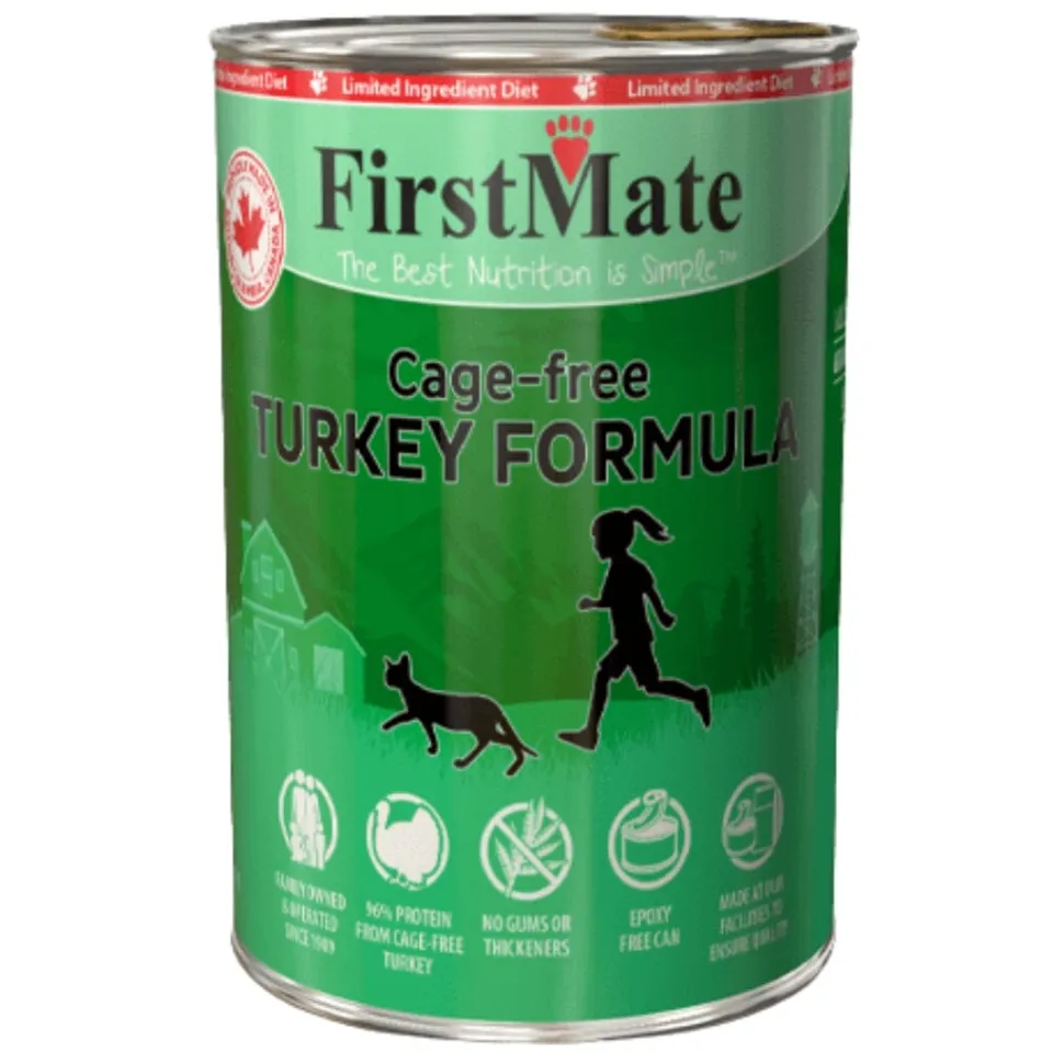 Firstmate Limited Ingredient Diet Turkey Canned Cat Food - 12.2 Oz - Case of 12