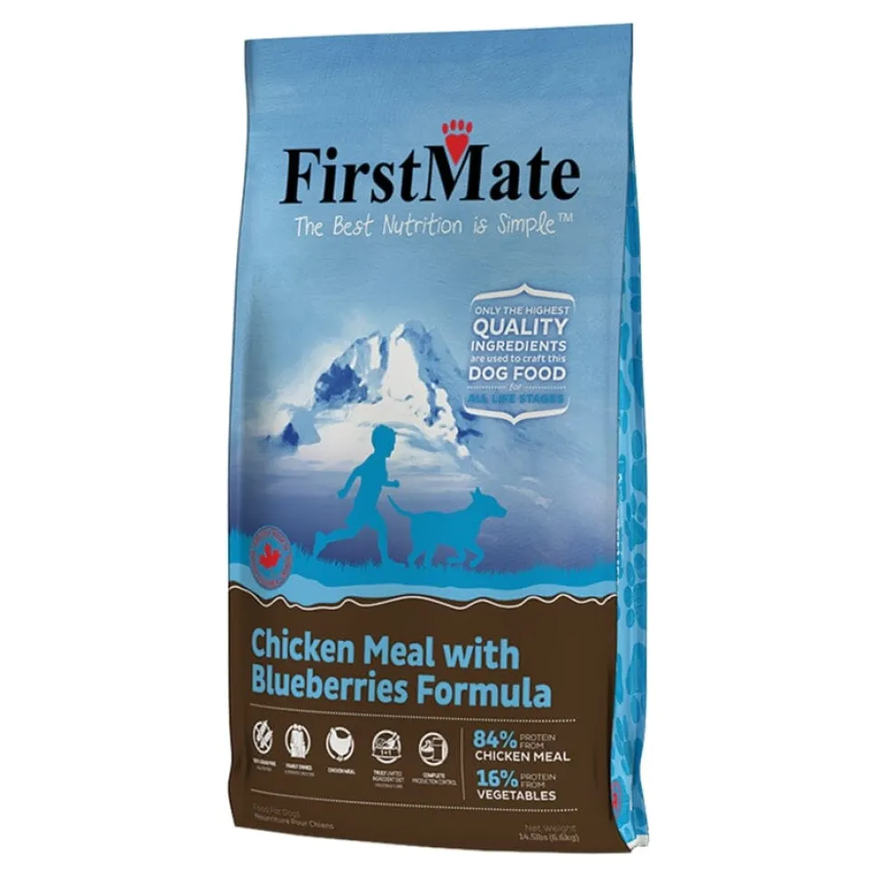 FirstMate Limited Ingredient Diet Grain-Free Chicken Blueberry Dry Dog Food - 14.5 Lbs