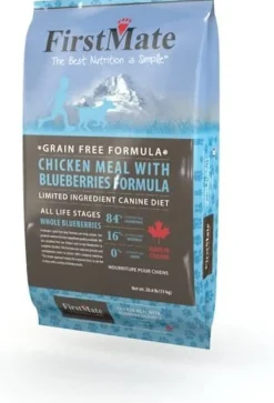 FirstMate Limited Ingredient Diet Grain-Free Chicken Blueberry Dry Dog Food - 28.6 Lbs