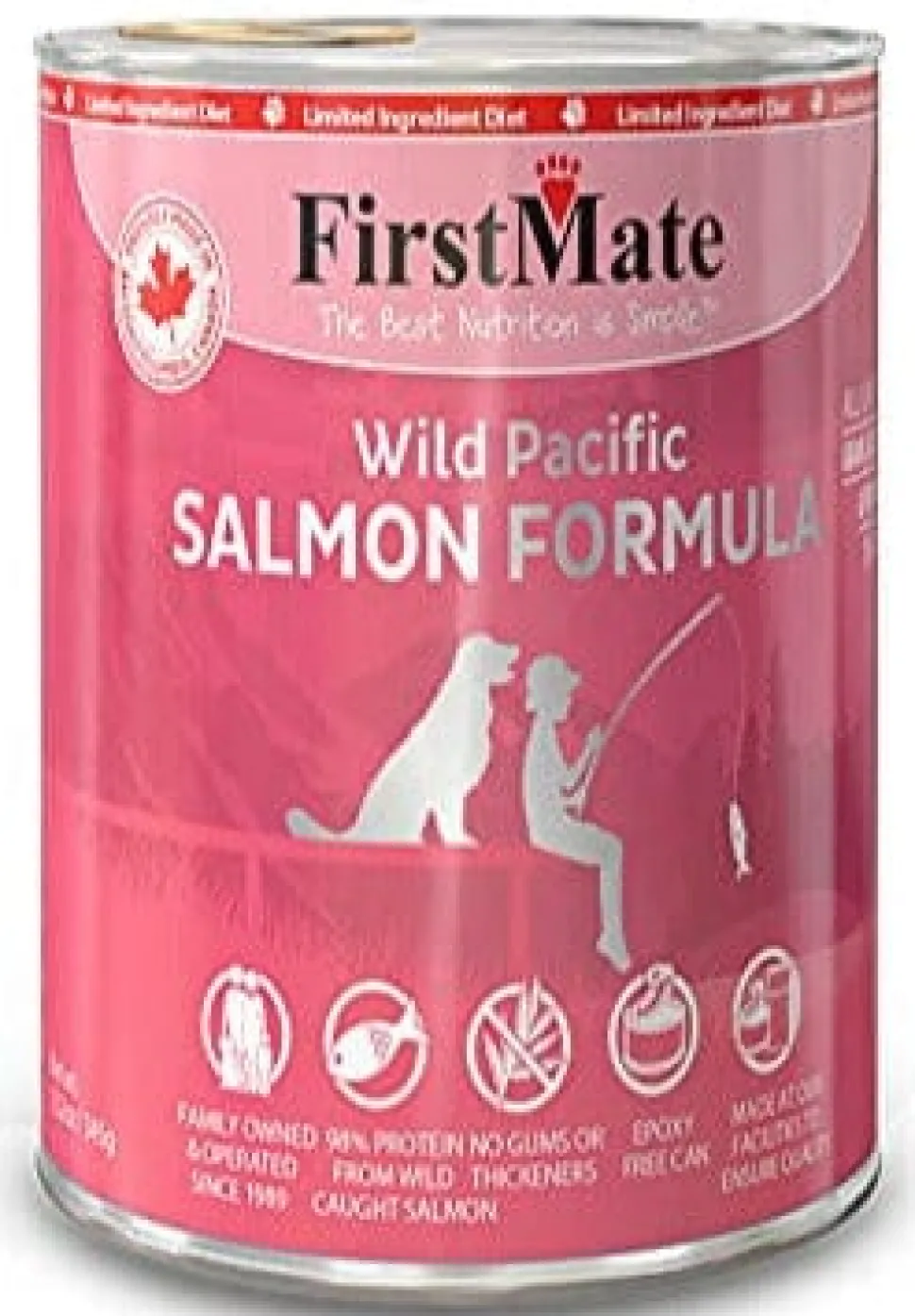 Firstmate Limited Ingredient Diet Wild Salmon Canned Dog Food - 12.2 Oz - Case of 12