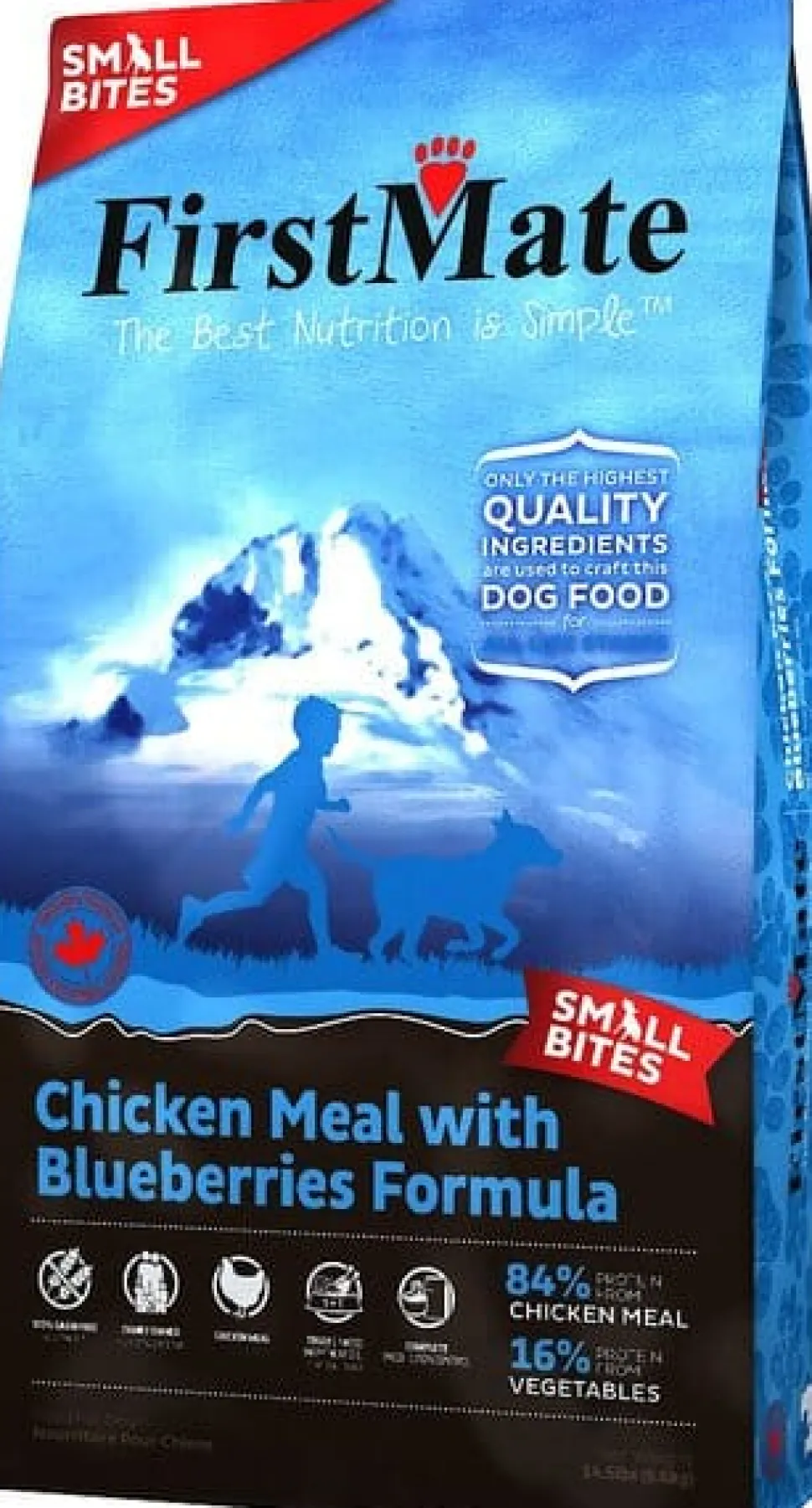 FirstMate Limited Ingredient Diet Grain-Free Small Bites Chicken Dry Dog Food - 14.5 Lbs