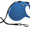 Flexi Classic Tape Rectractable Dog Leash - 110 Lbs - Blue - Large - 26 Feet
