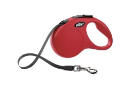 Flexi Classic Tape Rectractable Dog Leash - 55 Lbs - Red - Medium - 16 Feet